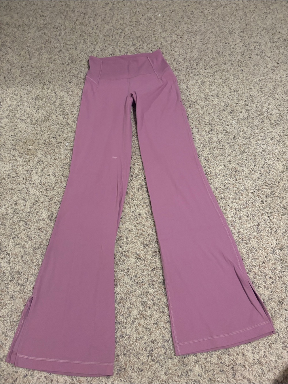 lululemon athletica Mauve/Pink Flared Leggings